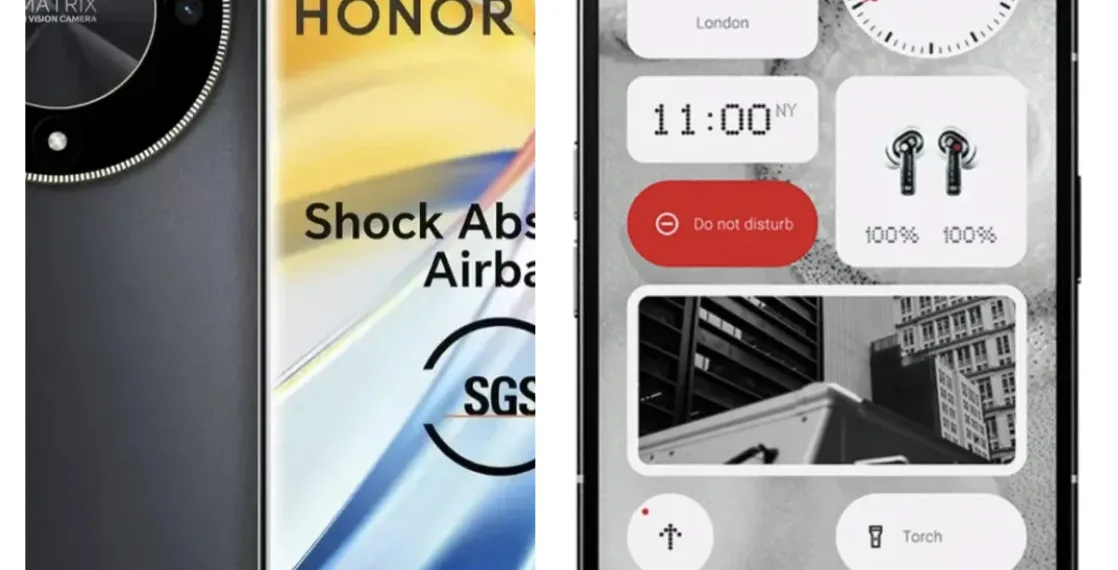 Honor X9b 5G vs Nothing Phone 2a